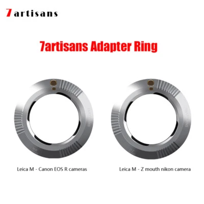 7artisans Lens Adapter Ring for Leica M Lens to Canon Sony Fuji Nikon Panasonic
