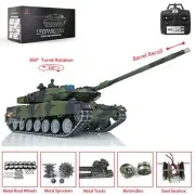 1/16 Henglong 7.0 Leopard2A6 BB IR RC Tank 360° Rotate 3889 Barrel Recoil Sound