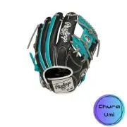 Rawlings Baseball Glove Soft Adult Hyper TECH Color SYNC GR5HTCN62 Black/M Green