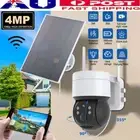 1080P Wireless Solar Powered Security Camera WiFi CCTV PIR Motion Home Outdoor