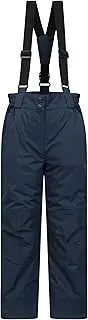 [Mountain Warehouse] Honey Kids Snow Pants - Snowproof Childrens Trousers, Snow Gaiters, Reinforced Knees - for Winter Sports, Skiing Holidays, Snowboarding