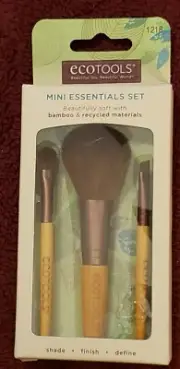 Ecotools - Mini Essentials Brush Set (Powder / Shading / Angled Liner) - New