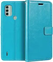 for Nokia C31 Case, Premium PU Leather Magnetic Flip Case Cover with Card Holder and Kickstand for Nokia C31 (6.75”)