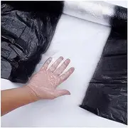 5m 2-Rows White Agriculture Black Film, for Vegetable Planting Plastic Mulching Film Keep Warm Grow Films (Size : Width 1.5m)
