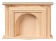 MINIATURE DOLLHOUSE 1:12 SCALE UNFINISHED JAMESTOWN FIREPLACE - CL72403