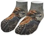 [QMNVBDS] Fur And Feathers Socks Ankle Length Socks Casual Short Socks for Women Men Low Cut Sports Socks Running Socks No Show Socks Ankle Socks Athletic Socks Workout Socks, Style, One Size, Style