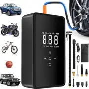 Tyre Inflator Portable Air Compressor, Cordless 6000Mah Digital Air Pump for ...