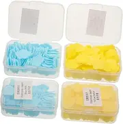 SUPVOX 4 Pack Travel Soap Flakes Portable Hand Washing Sheets for Outdoor Safe Gentle for for Travel Supplies