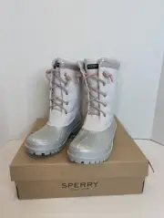 SPERRY Top-Sider Trailboard Girl's Blush/Silver Boots Size 4M