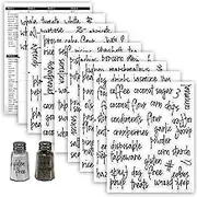 168 PCS Kitchen Pantry Labels for Food Containers, Food Pantry Labels, Gloss Clear Preprinted Water Resistant Complete Label Set, Labels for Organize Storage Jars, Spice, Waterproof Containers