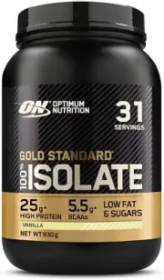 Optimum Nutrition ON Gold Standard 100 Isolate Pure Whey Protein, Naturally Occ