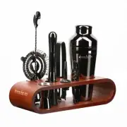 BOOZE BAR BOX-PROFESSIONAL BARTENDING KIT (GUN METAL BLACK COATED )WITH A DAR...