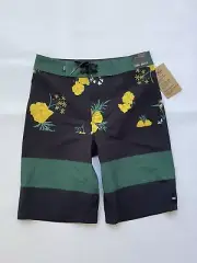 VANS Boys Era Boardshort In Black Youth Size 26