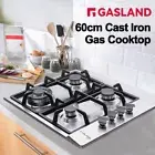 GASLAND chef Gas Cooktop 60CM Stove Cook Top Hob 4 Burner Stainless Steel NG LPG