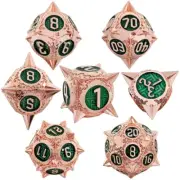 7pcs/set D&D Dice Set Metal Dice Dungeons & Dragons Game Accessories Popular B3