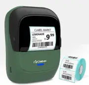 CLABEL Thermal Label Maker Machine: 2 Inch Portable Bluetooth Label Printer