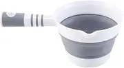Water Scoop - Foldable Bath Cup Bucket - Hangable Scoop Dipper Spoon Ladle for Garden Kitchen Cooking Shower Bathroom Daily Life
