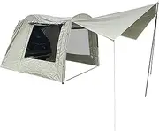 mivceklw Car Camping Rear Tent, Large 5 to 6 Persons Car Tent with Shade Canopy, Lightweight Compact Design with Storage Bag for CUVs, SUVs, and Minivans