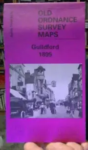 MAP OF Guildford 1895: Surrey Sheet 23.16 by Alan Godfrey NEW