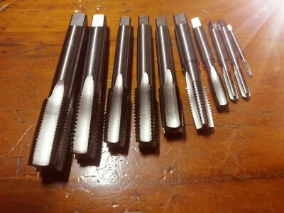 HSS intermediate threading Hand Tap BSF BSW 1/8 5/32 3/16 1/4 5/16 3/8 1/2 RH