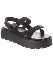 Valentino Leather Platform Sandal