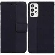For Samsung Galaxy A23 Geometric Embossed Leather Phone Case