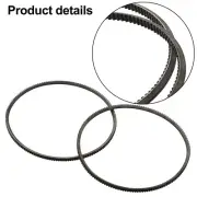 Convenient Replacement 5M375 Lathe Belt for Metal Mini Lathe Motor Set of 2