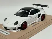 1/18 AB Models Porsche 911 Liberty Walk Gloss White / Red #01 /06 n BBR or MR