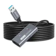 AGVEE 66ft / 20m USB 3.0 Active Extension Cable, USB3.0 Male / 20m, Gray