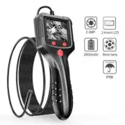 Handheld Industrial Endoscope Camera with IPS Screen IP67 Inspection Borescope
