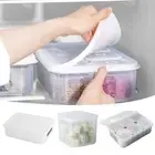 1/7pcs Sealed Refrigerator Storage Box with Lid Condiment Boxes