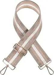 [WEKAMOS] Adjustable Purse Strap Wide Shoulder Replacement Strap for Crossbody Handbags Durable and Stylish with Buckles for Womens Bags