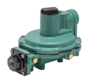 R622-CFFXA 2Nd Stage Regulator, 9-13" W.C Spring, Vent over Outlet, 1/2" X 3/4"
