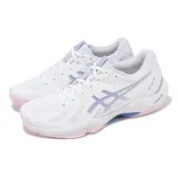 在飛比找momo購物網優惠-【asics 亞瑟士】羽球鞋 Blade FF 女鞋 白 藍