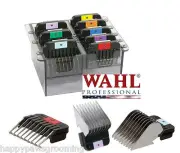 Wahl Stainless-Steel UNIVERSAL GUIDE Attachment Clip On Clipper COMB SET w/CASE