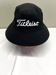 Titleist Men's StaDry Waterproof Bucket Golf Hat - Black/White, S/M