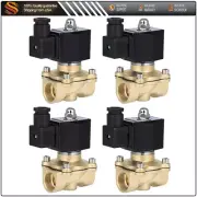 4x 3/4" NPT Air Suspension Valve Brass Electric Solenoid Air N/C for Train Horn