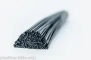 PA Plastic welding rods (3mm) black, pack of 20 pcs /triangular shape/