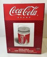 Coca Cola Can Shaped Cooler Coke Soft Drink Storage 8.5 Litre Round New in Box