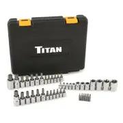 Titan 54137 TITAN 43-PC MASTER STAR BIT SOCKET SET