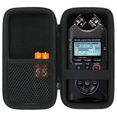 Aenllosi Storage Case for TASCAM Linear PCM Recorder DR-40X [CASE ONLY]