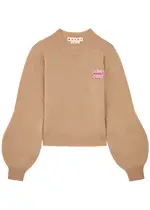 Marni Logo-embroidered Cashmere Jumper - Beige - 40 (UK8 / S) 40 (UK8 / S)