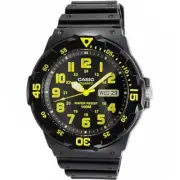CASIO Men's Wrist Watch [MRW-200H-9B] - Diver-Style, Analog Display, Resin Band