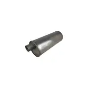 Redback Universal Muffler - 8" Round 18" Long 2 1/4" O/O Right Rotation