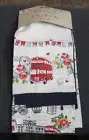 Cooksmart England Kitchen 3 Tea Towels - 100% Cotton - New in Package with Tags