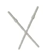 Toilet Flush Button Rods 2pcs Set Extended Length for Water Tank Parts