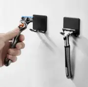 Bathroom Stainless Steel Razor Holder Storage Hook Wall Men Shaving Shaver Shelf