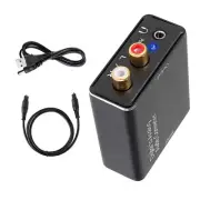 1 PC Digital Fiber Optical Coaxial To Analog 3.5mm Audio L/R Converter Adapter