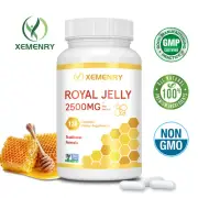 Royal Jelly Capsules 2500mg - Heart Health, Immune Boosting, Antioxidant Support