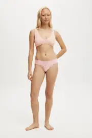 [Body] Body - Everyday Lace G String Brief - Blushing bride 2XS BLUSHING BRIDE